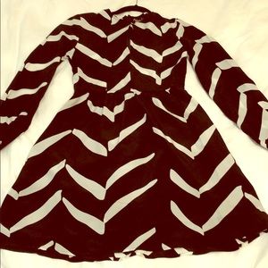 Yumi Kim *NWT* LongSleeve Black&White Print Dress